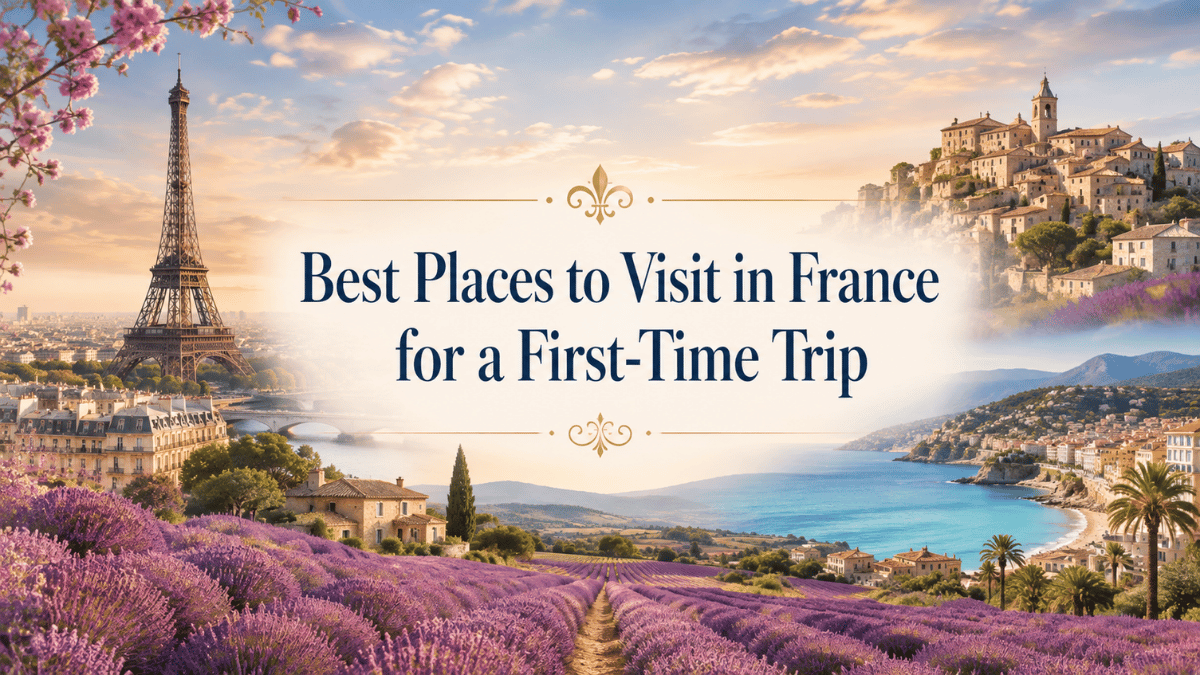 Best Places to Visit in France for a First-Time Trip